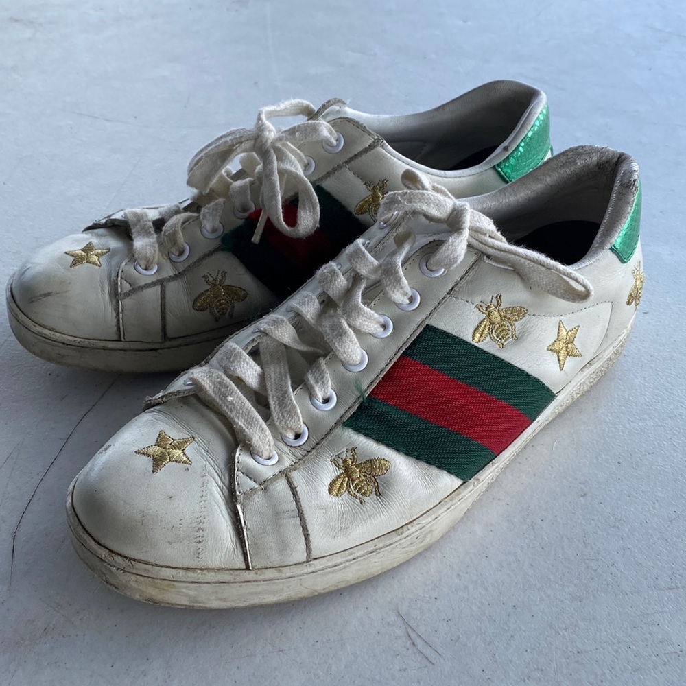 Unisex Gucci sneakers used size 41 Women’s 11 and Men’s US 8